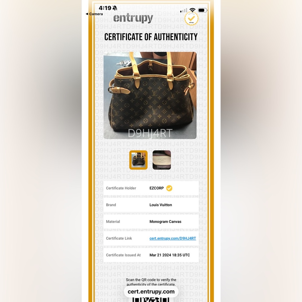 Louis Vuitton Brown and Tan Monogram Tote - Picture 7 of 10